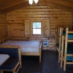 Traditional cabins in black hills south dakota